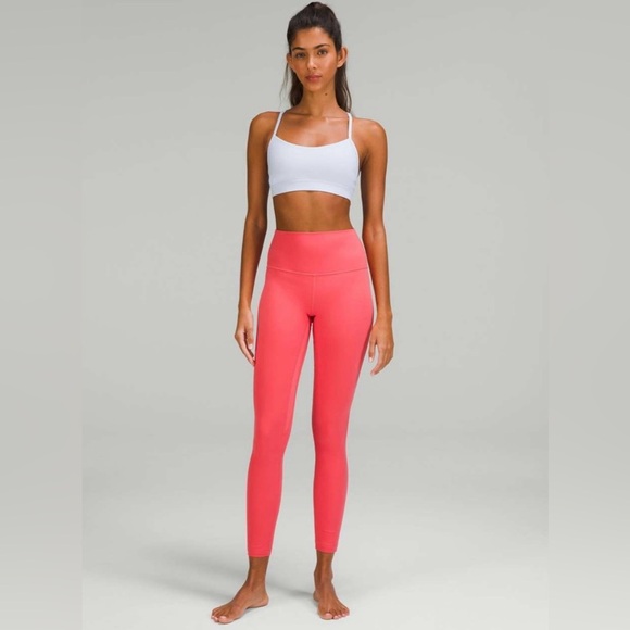 Lululemon High Rise Align Leggings Pale Raspberry Hot Pink in size 8 - Picture 1 of 8